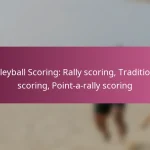 Volleyball Scoring: Rally scoring, Traditional scoring, Point-a-rally scoring